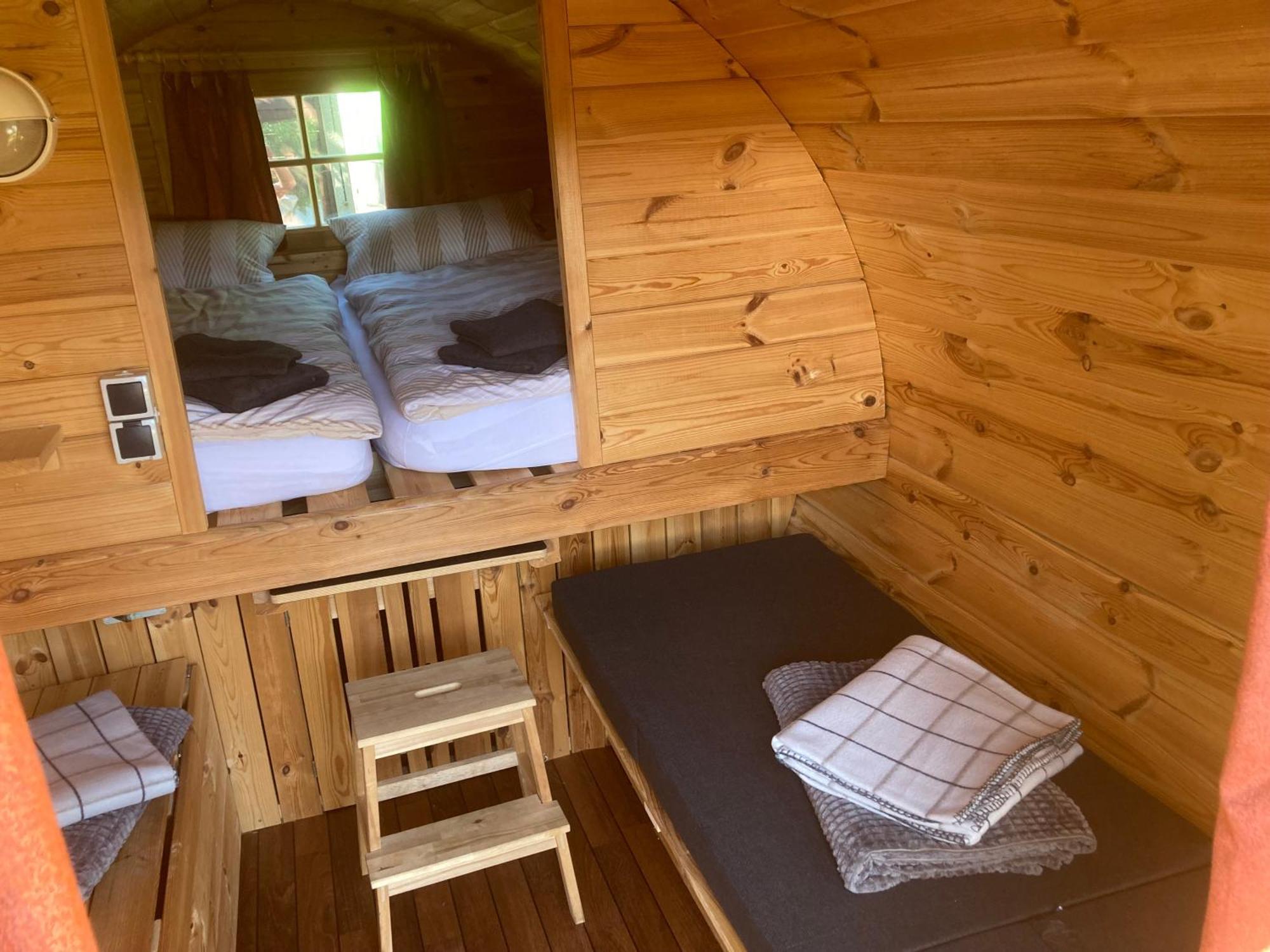 Campingfass Mit Panoramaterrasse Langenbernsdorf Exterior foto