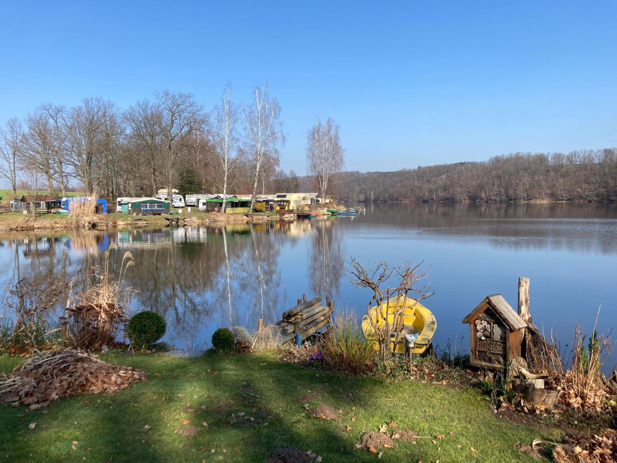 Campingfass Mit Panoramaterrasse Langenbernsdorf Exterior foto